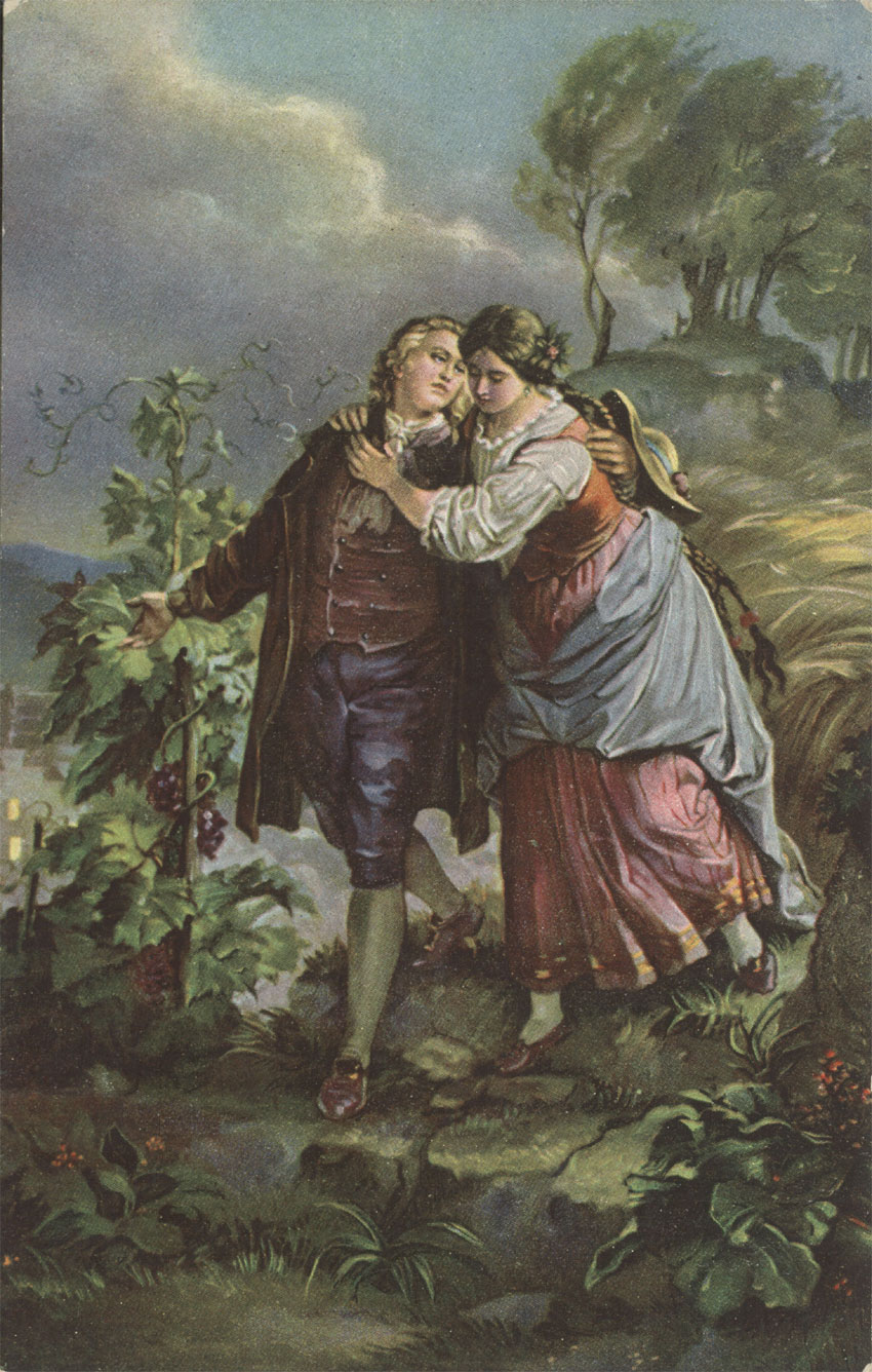 Hermann And Dorothea On The Way Home - Unknown Artist